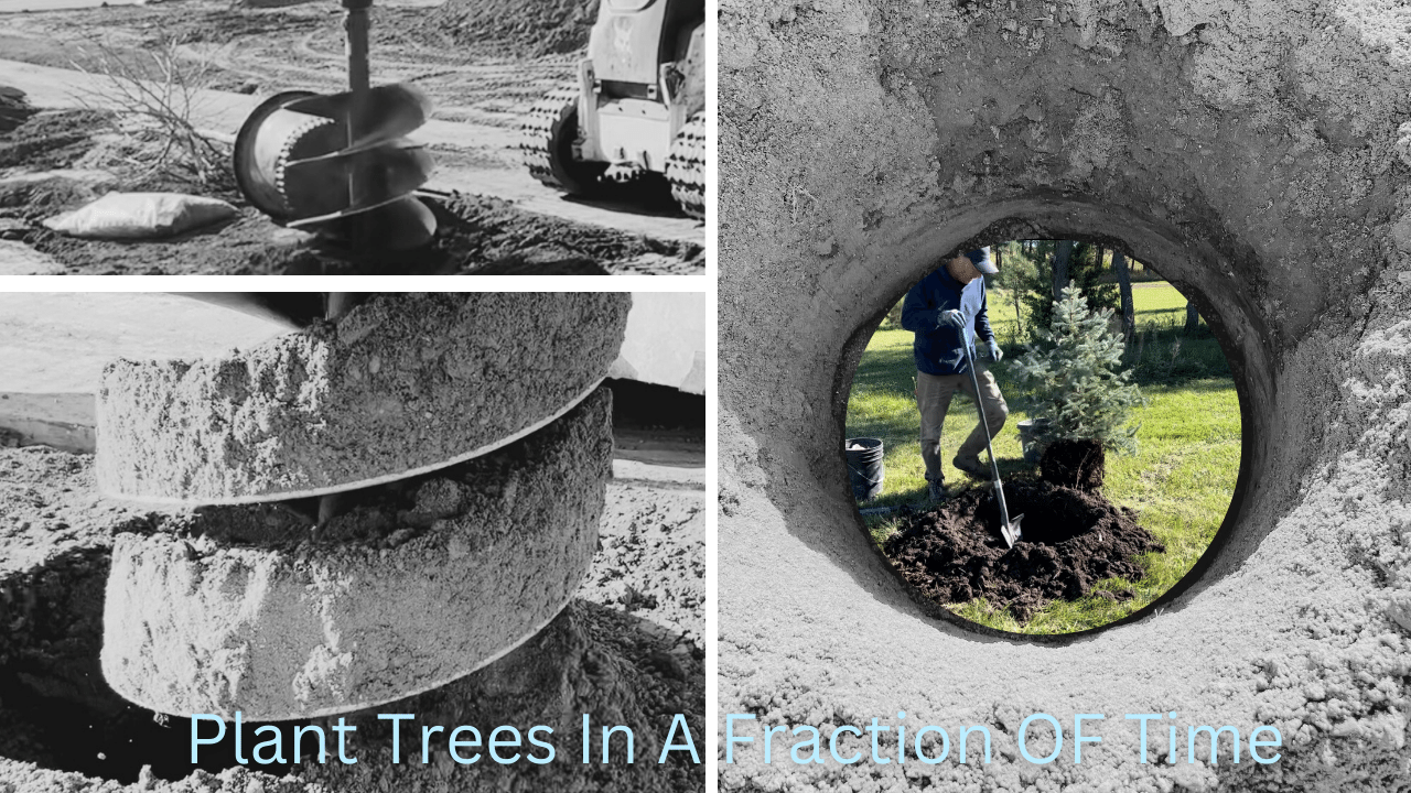 Auger Used For Planting Trees